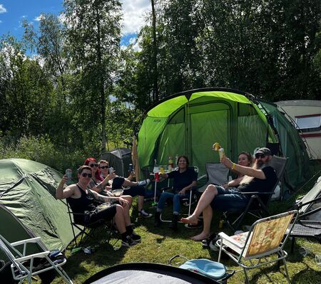 God Stemning På Camping Garasjefestivalen 22 Foto Arve Oset