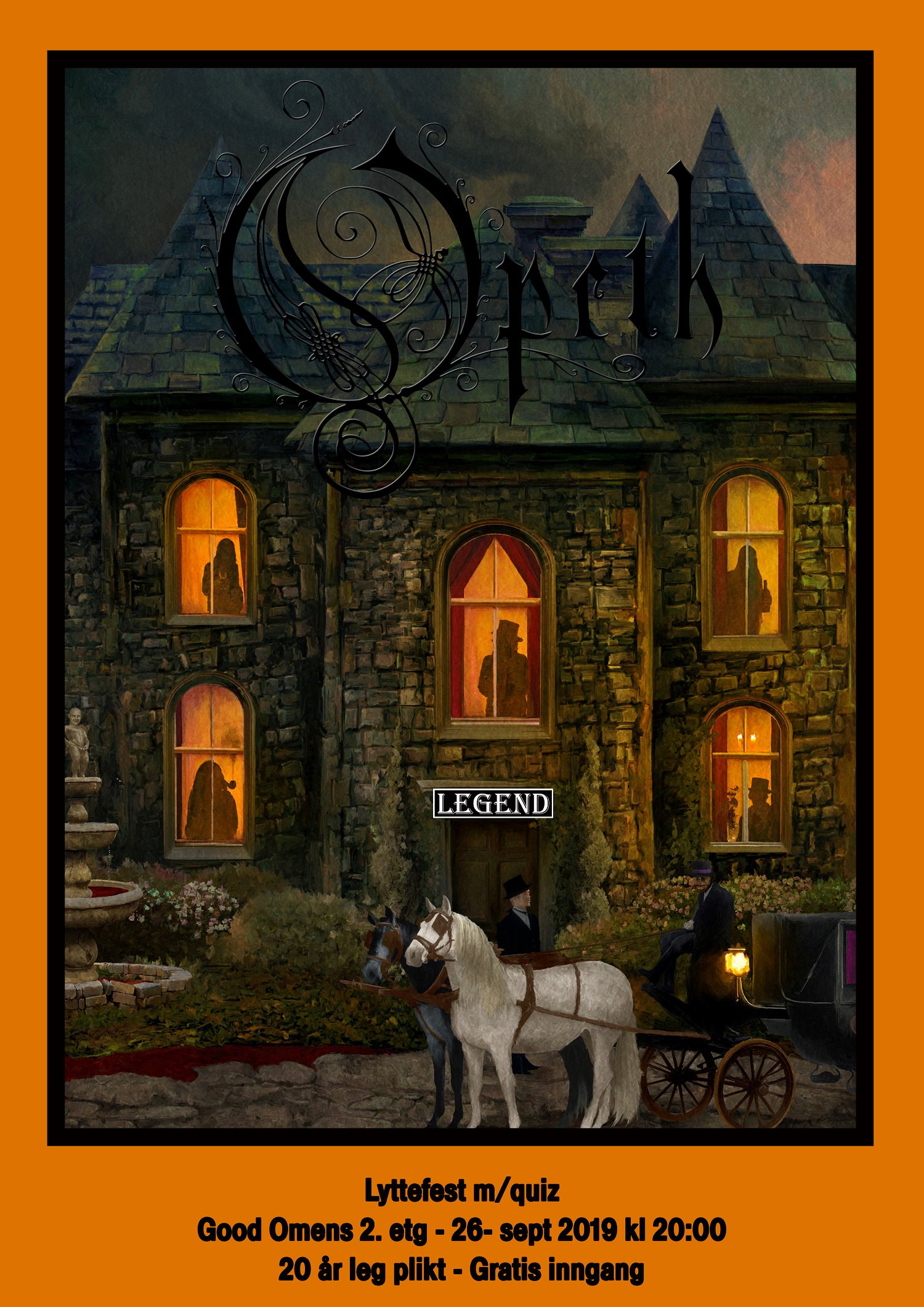 Opeth Lp 19 Poster Gul Copy