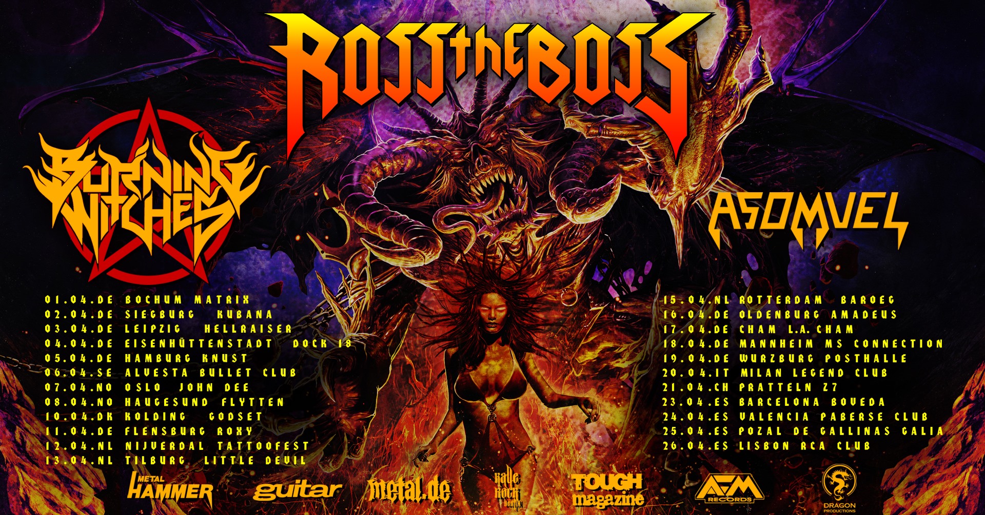 Ross The Boss Asomvel Tour 2020