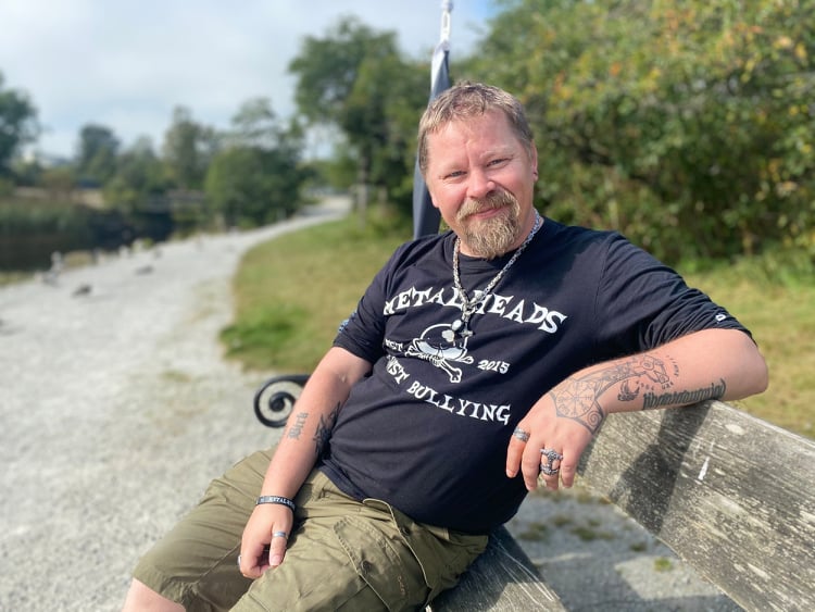 Arild Metalhead Against Bullying Foto Sandnesposten 21 (1)