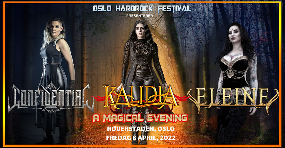 Oslo Hardrock Festival Three Metal Queesns Amagicalevening8april2022